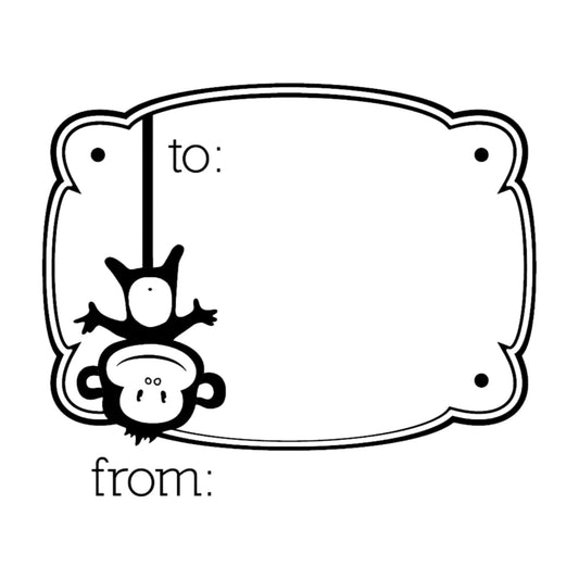 Baby Monkey Mix & Match Stamp Clip Pack Three Designing Women