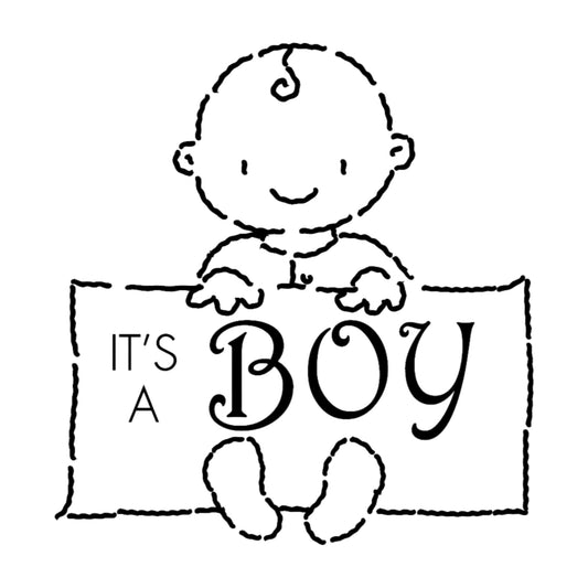 Baby Boy Sign Mix & Match Stamp Clip Pack Three Designing Women