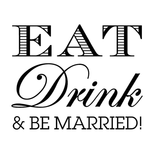 Bridal Eat Drink Mix & Match Stamp Clip Pack Three Designing Women