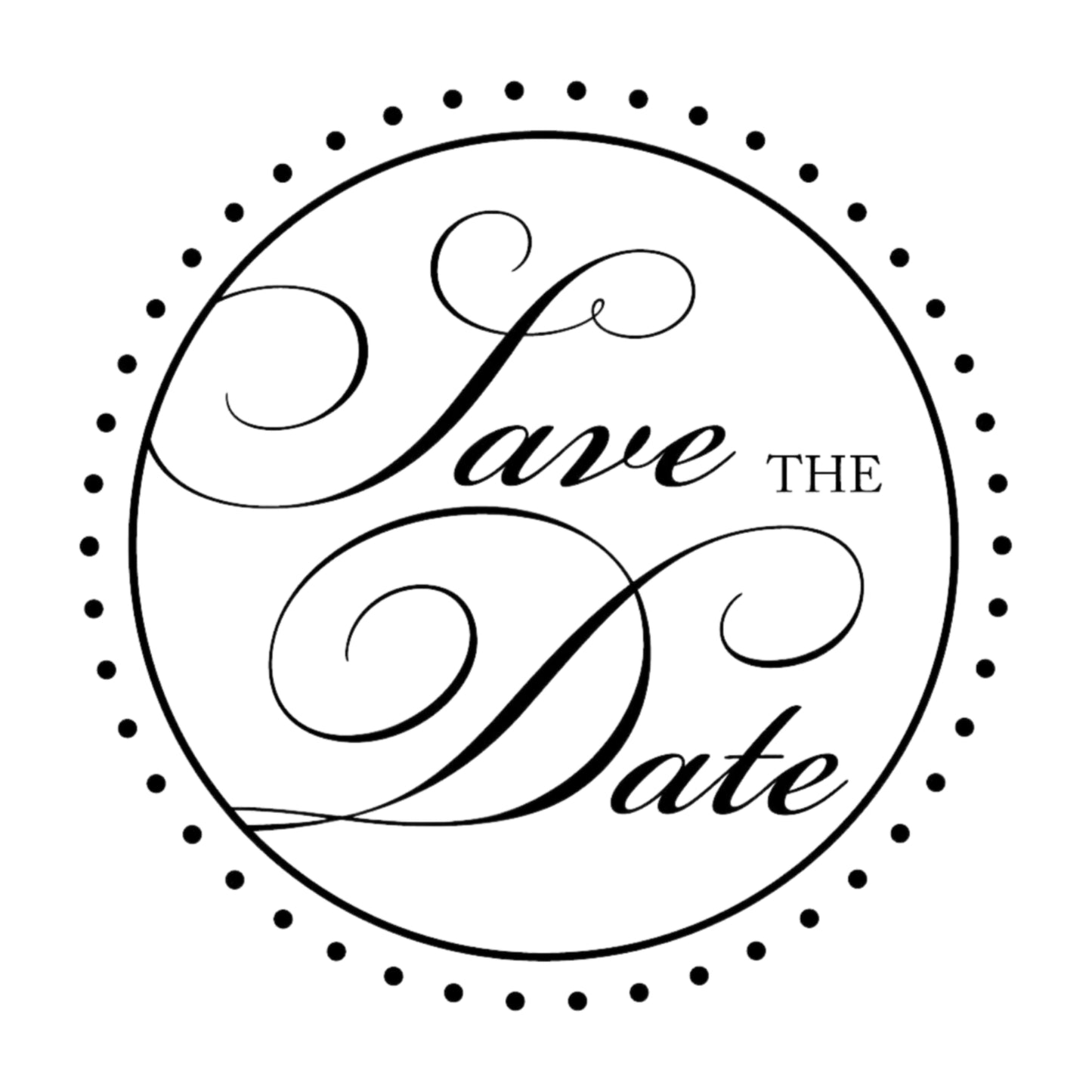 Bridal Save the Date Mix & Match Stamp Clip Pack Three Designing Women