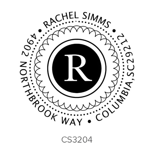 Custom Address Stamp CS3204 Three Designing Women