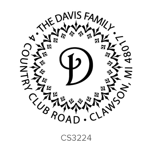 Custom Address Stamp CS3224 Three Designing Women
