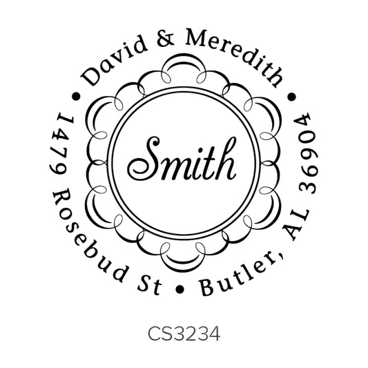 Custom Address Stamp CS3234 Three Designing Women