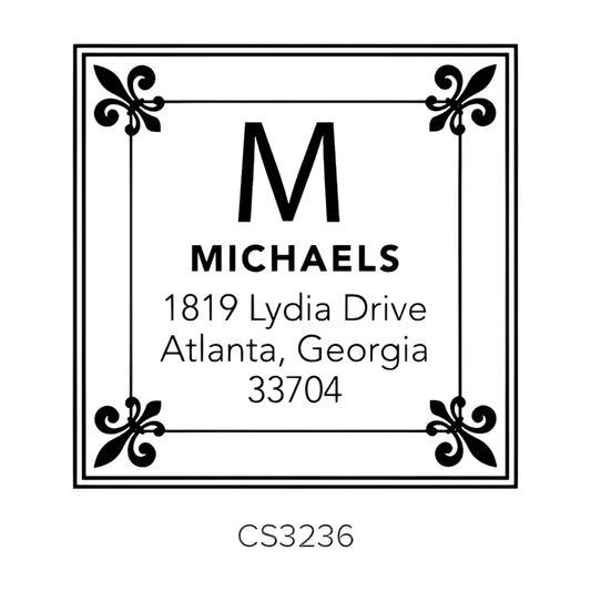 Custom Address Stamp CS3236 Three Designing Women