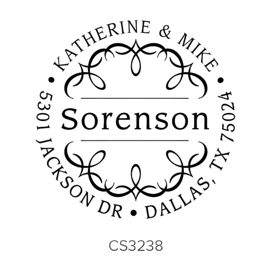 Custom Address Stamp CS3238 Three Designing Women