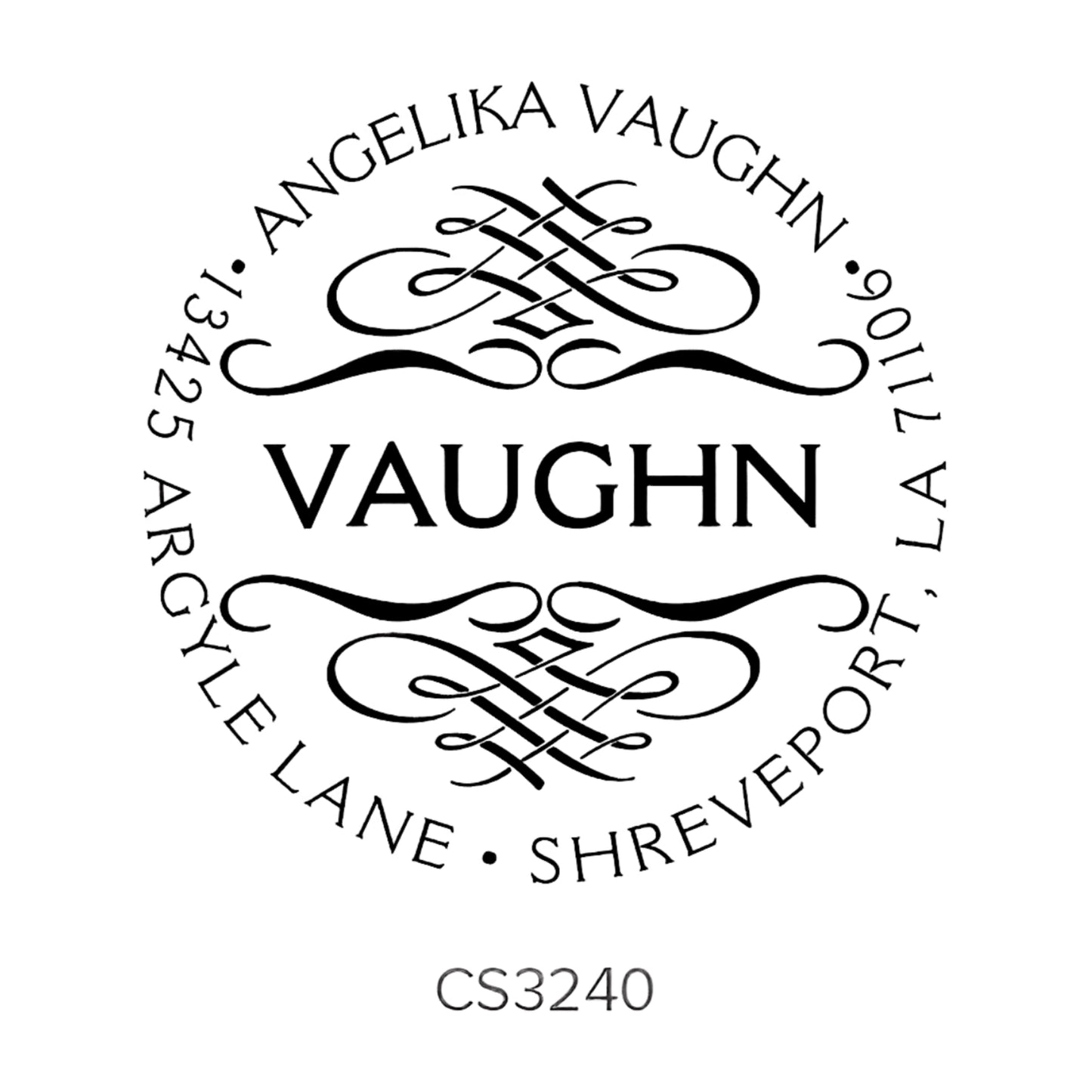 Custom Address Stamp CS3240 Three Designing Women