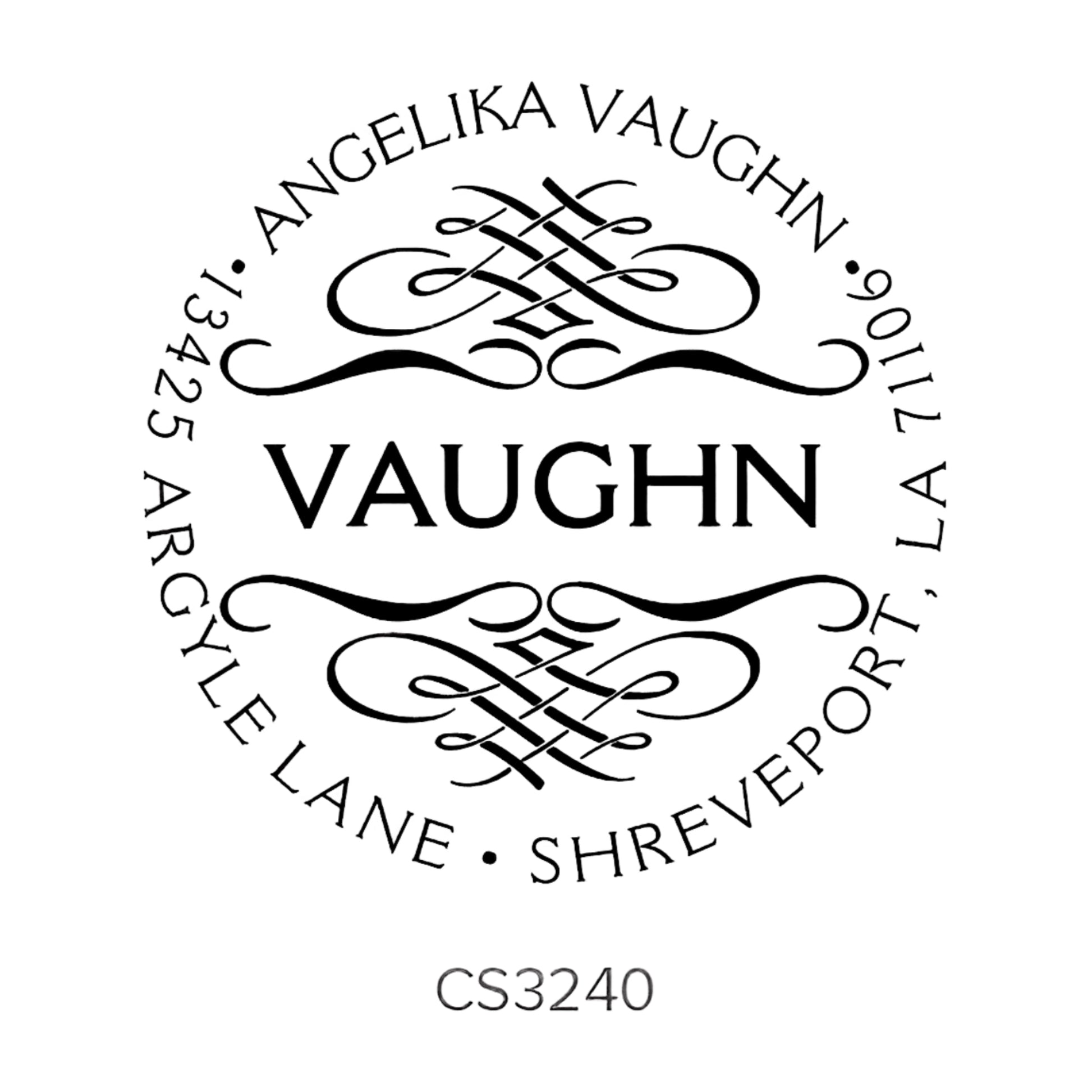 Custom Address Stamp CS3240 Three Designing Women