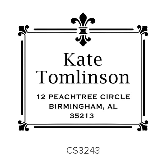 Custom Address Stamp CS3243 Three Designing Women