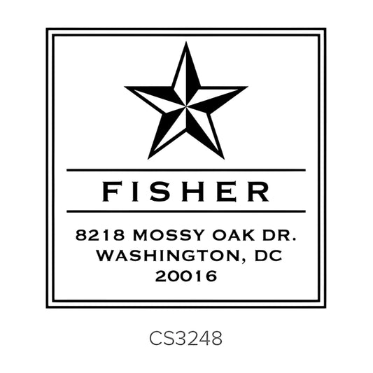 Custom Address Stamp CS3248 Three Designing Women