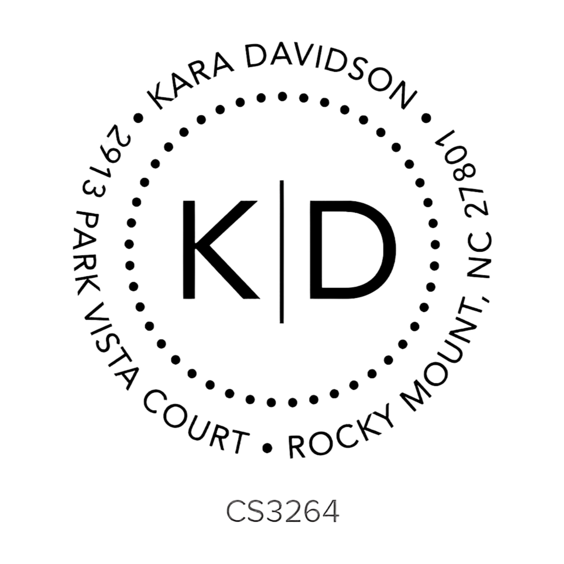 Custom Address Stamp CS3264 Three Designing Women