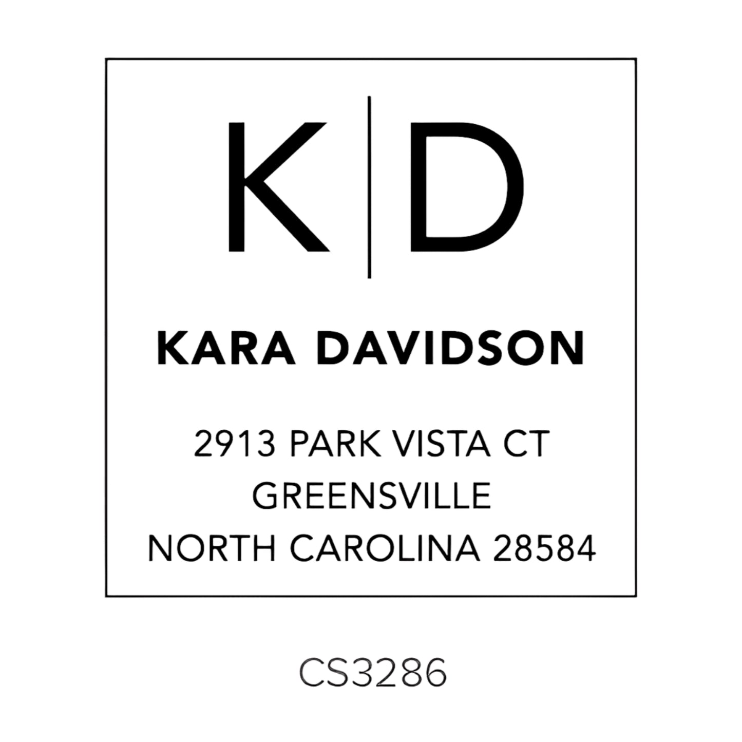 Custom Address Stamp CS3286 Three Designing Women