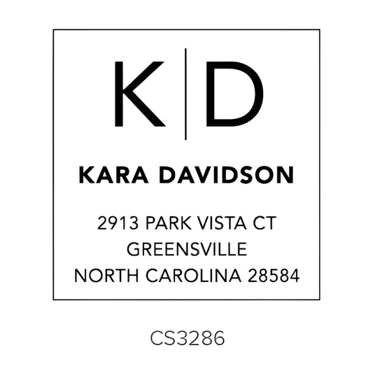 Custom Address Stamp CS3286 Three Designing Women