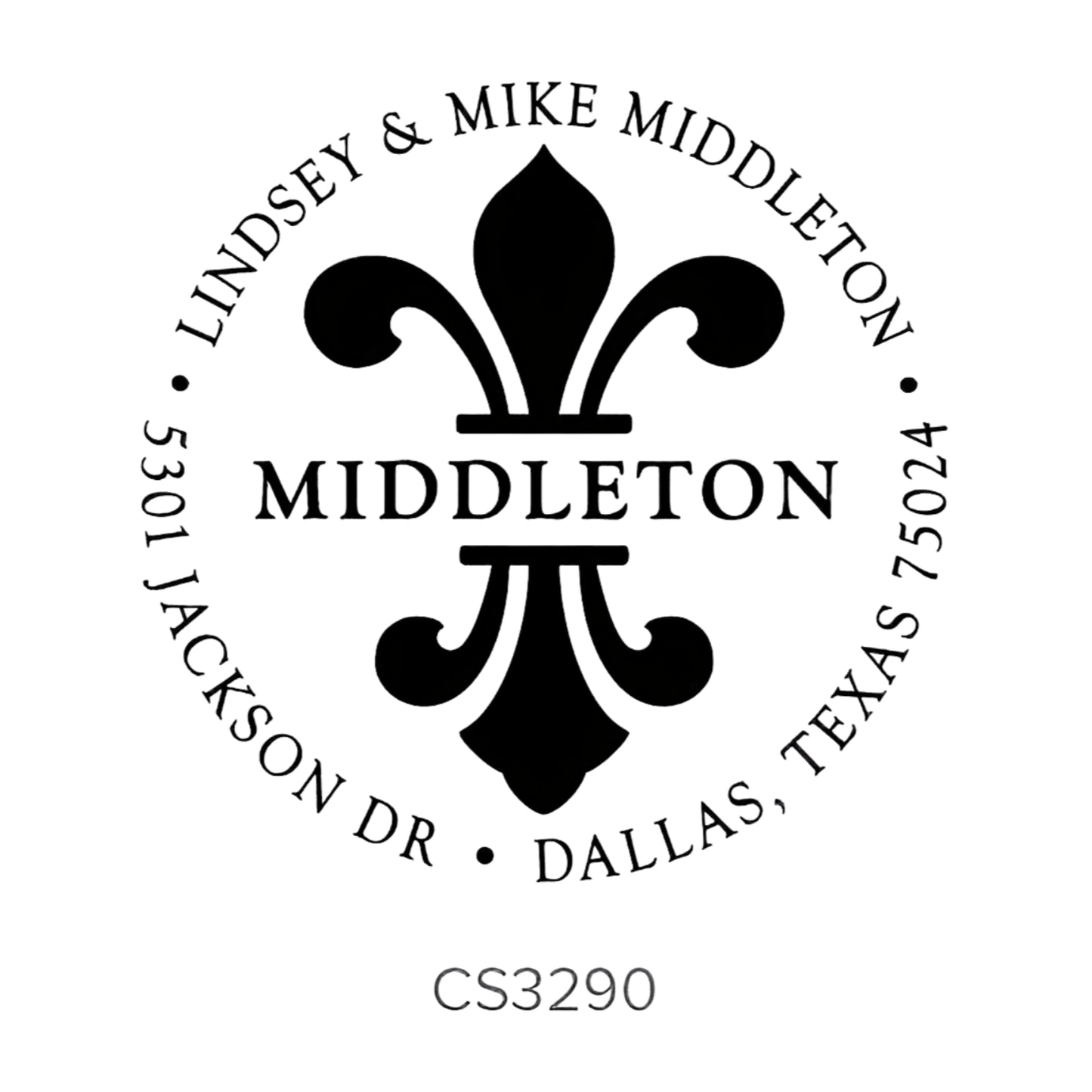 Custom Address Stamp CS3290 Three Designing Women