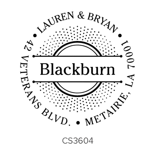 Custom Address Stamp CS3604 Three Designing Women