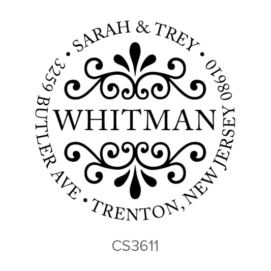 Custom Address Stamp CS3611 Three Designing Women