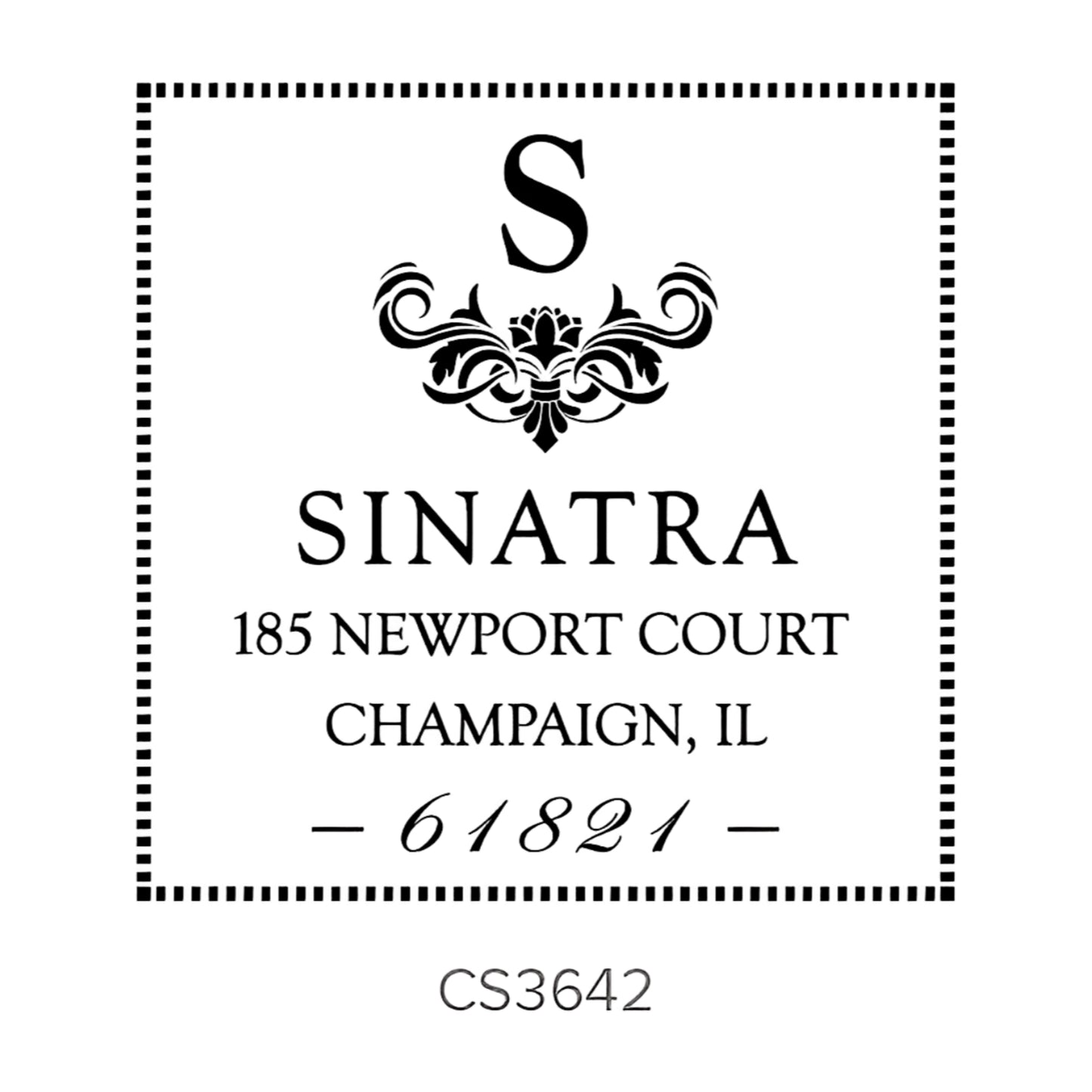 Custom Address Stamp CS3642 Three Designing Women