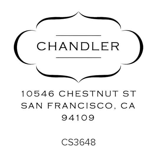 Custom Address Stamp CS3648 Three Designing Women