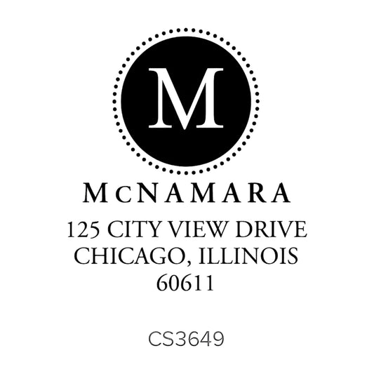 Custom Address Stamp CS3649 Three Designing Women