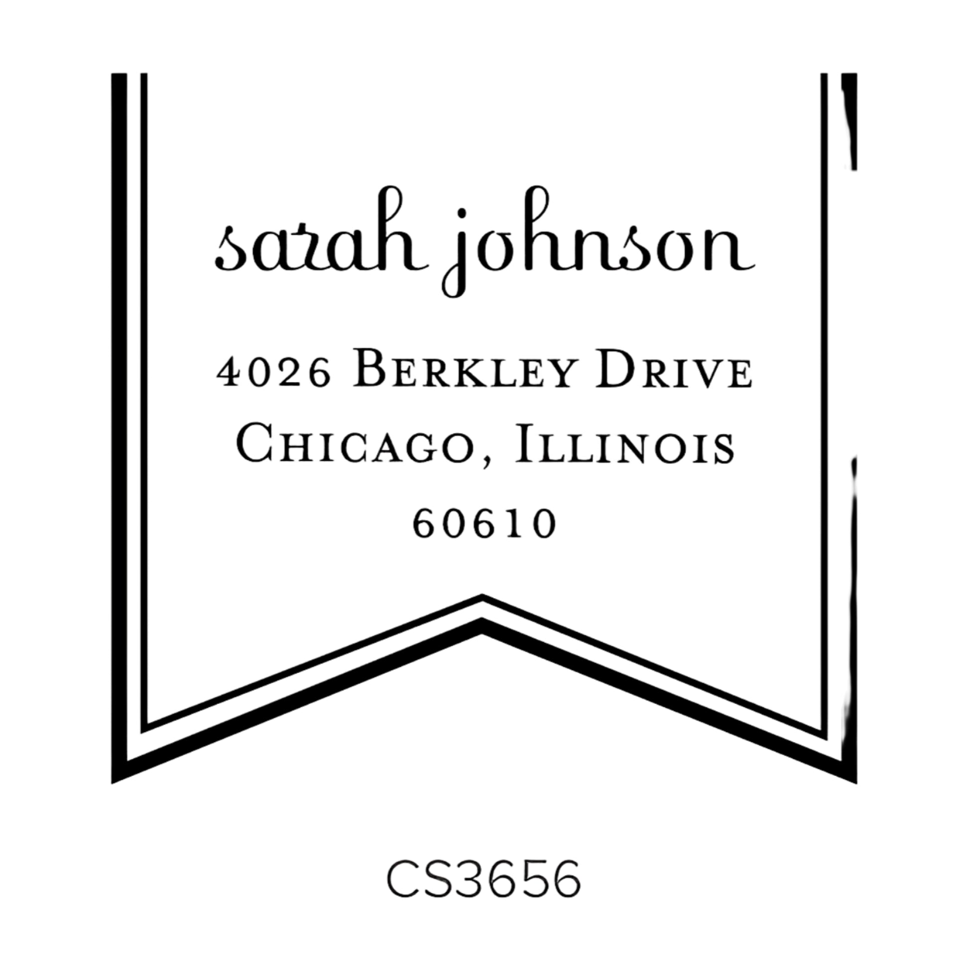 Custom Address Stamp CS3656 Three Designing Women