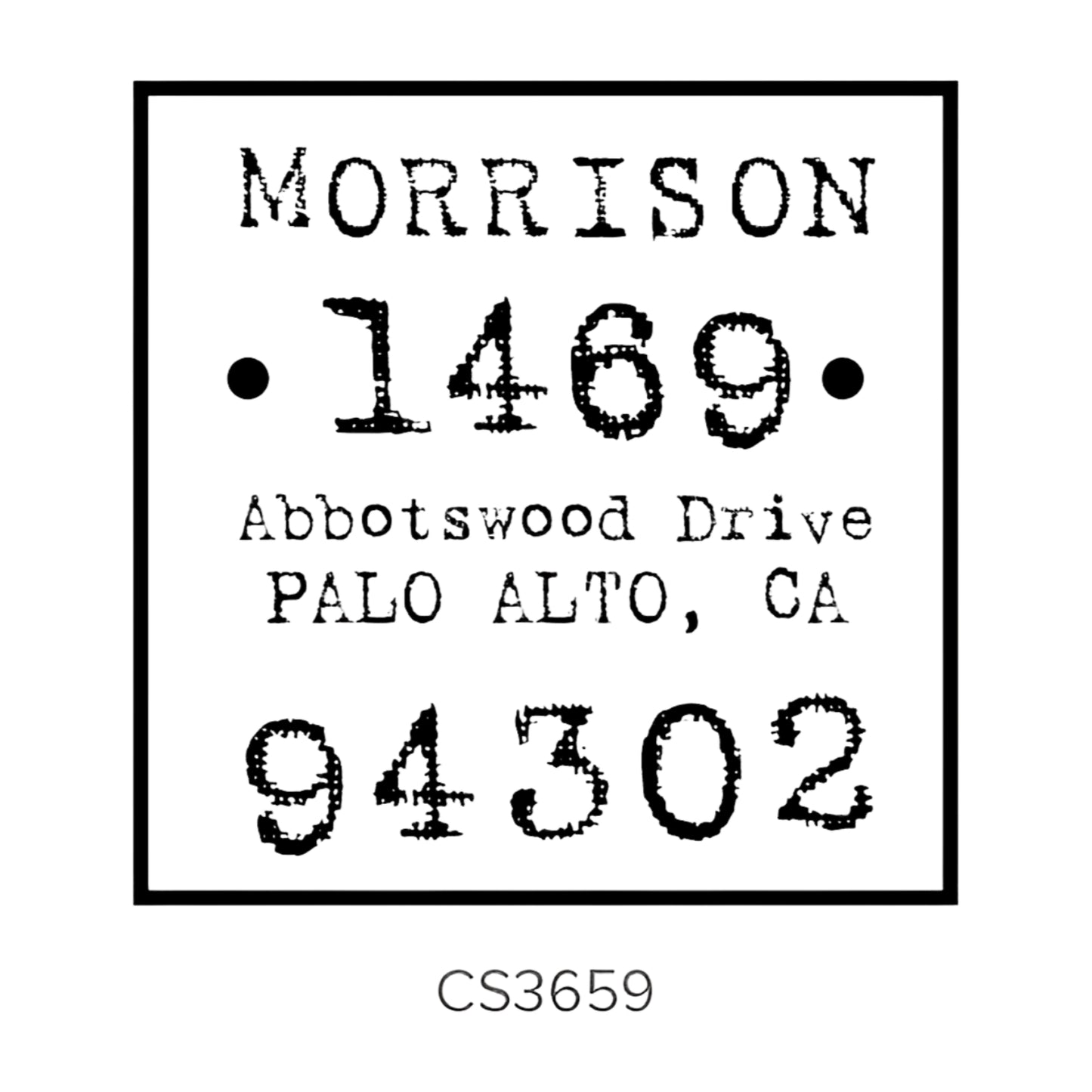 Custom Address Stamp CS3659 Three Designing Women