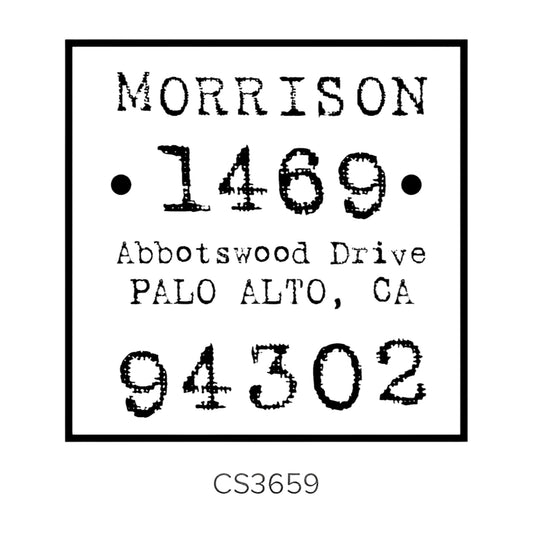 Custom Address Stamp CS3659 Three Designing Women