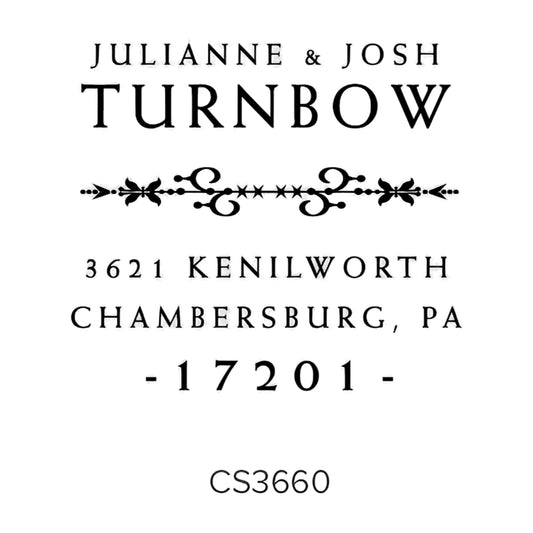 Custom Address Stamp CS3660 Three Designing Women