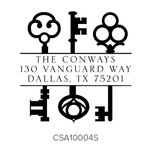 Custom Address Stamp CSA10004S Three Designing Women