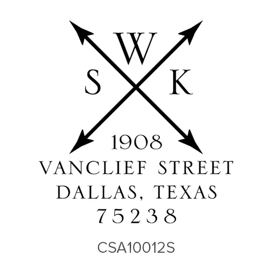 Custom Address Stamp CSA10012S Three Designing Women