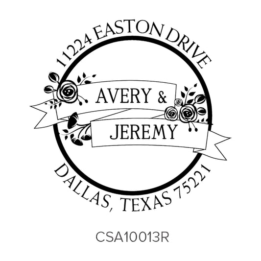 Custom Address Stamp CSA10013R Three Designing Women