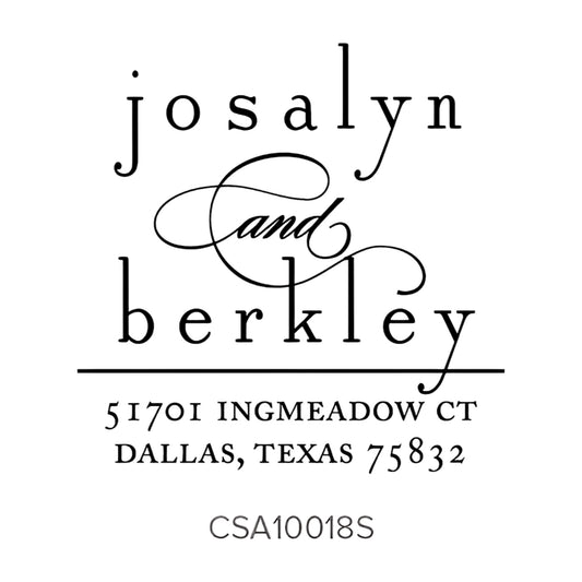 Custom Address Stamp CSA10018S Three Designing Women