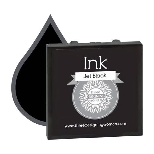 Ink Replacement Cartridge "Jet Black" for Self-Inking Stampers Three Designing Women