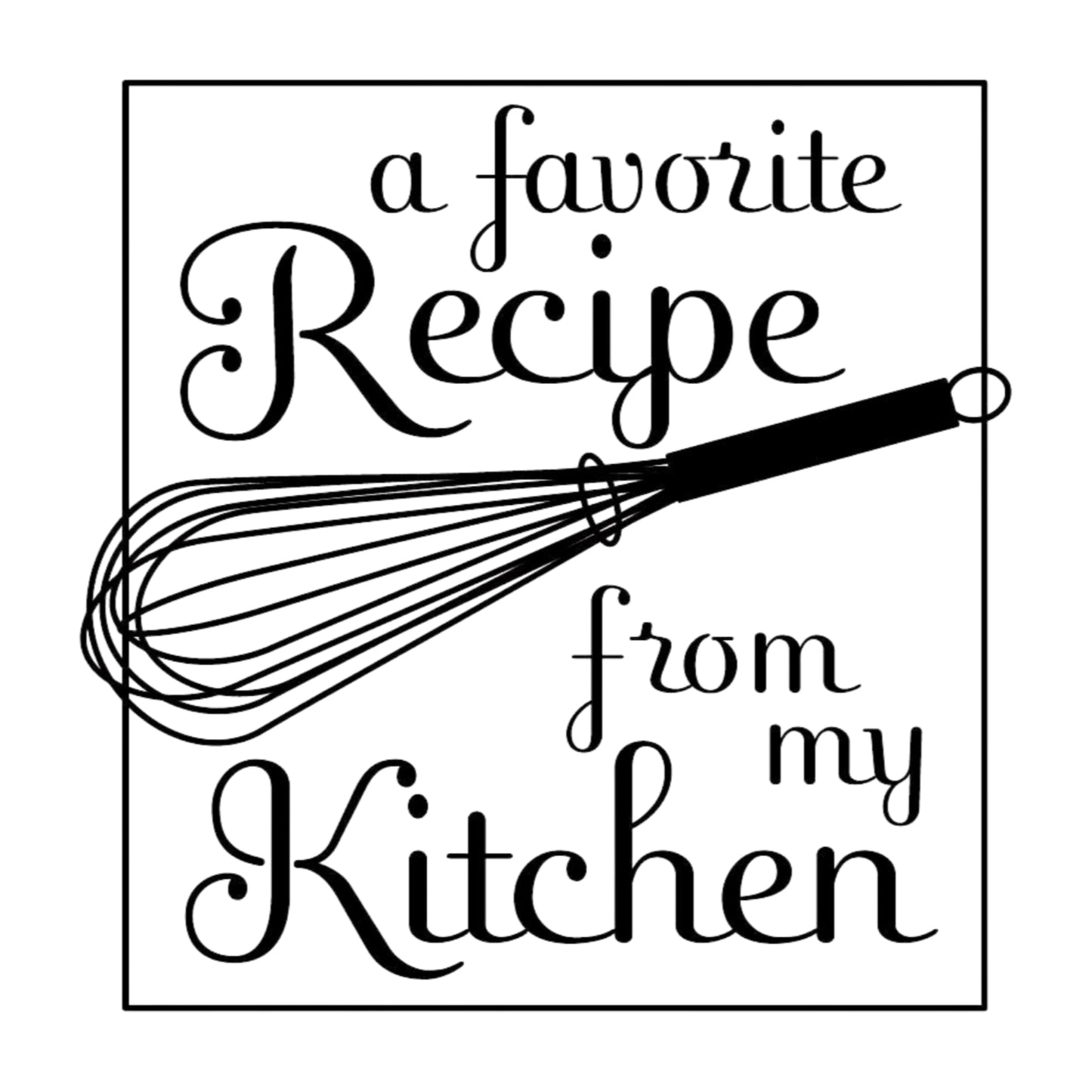 Kitchen Recipe Mix & Match Stamp Clip Pack Three Designing Women