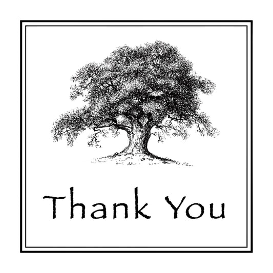 Salutations Oak Tree Thank You Mix & Match Stamp Clip Pack Three Designing Women