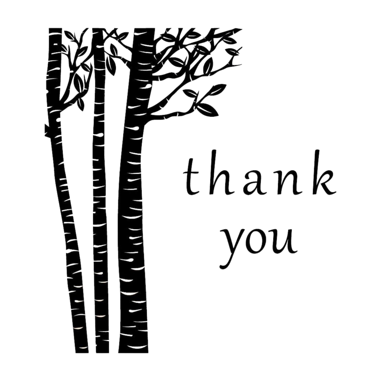 Salutations Tree Thank You Mix & Match Stamp Clip Pack Three Designing Women