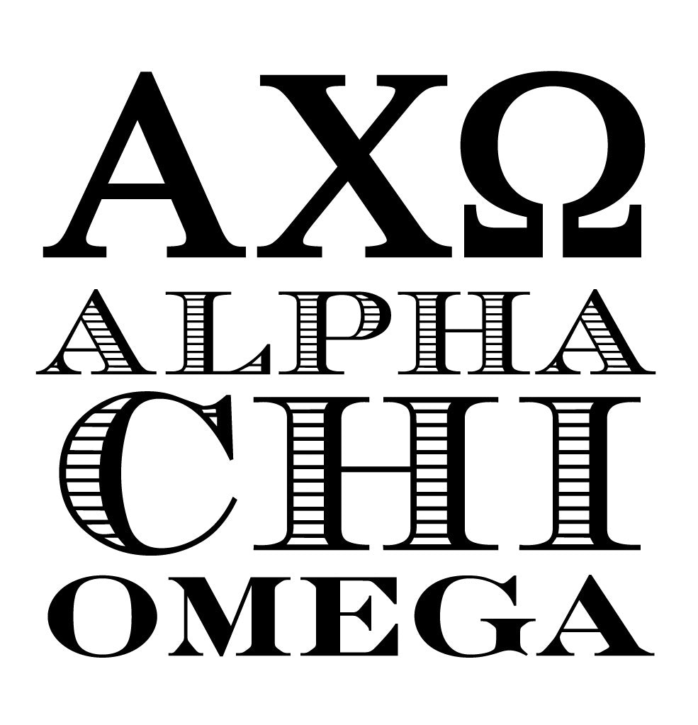 Sorority Alpha Chi Omega Greek Mix & Match Stamp Clip Pack Three Designing Women