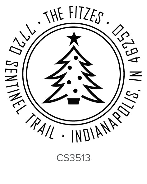 Custom Holiday Stamp CS3513 Three Designing Women
