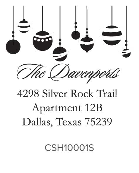 Custom Holiday Stamp CSH10001S Three Designing Women