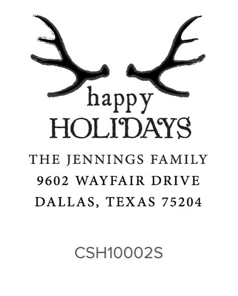 Custom Holiday Stamp CSH10002S Three Designing Women
