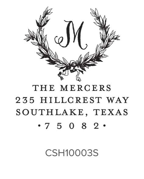 Custom Holiday Stamp CSH10003S Three Designing Women