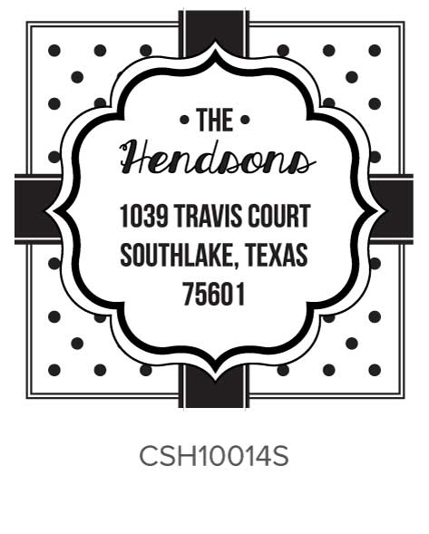 Custom Holiday Stamp CSH10014S Three Designing Women