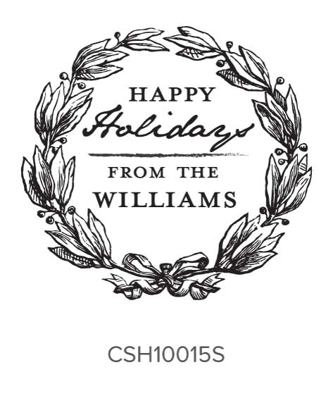 Custom Holiday Stamp CSH10015S Three Designing Women