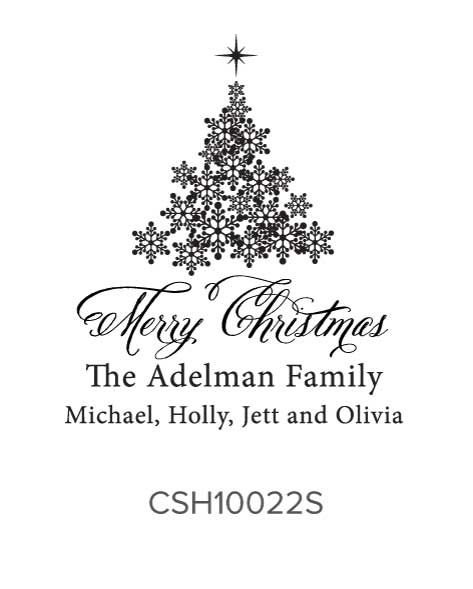 Custom Holiday Stamp CSH10022S Three Designing Women
