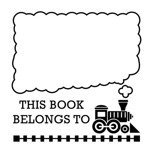 Book Belongs Train Mix & Match Stamp Clip Pack Three Designing Women
