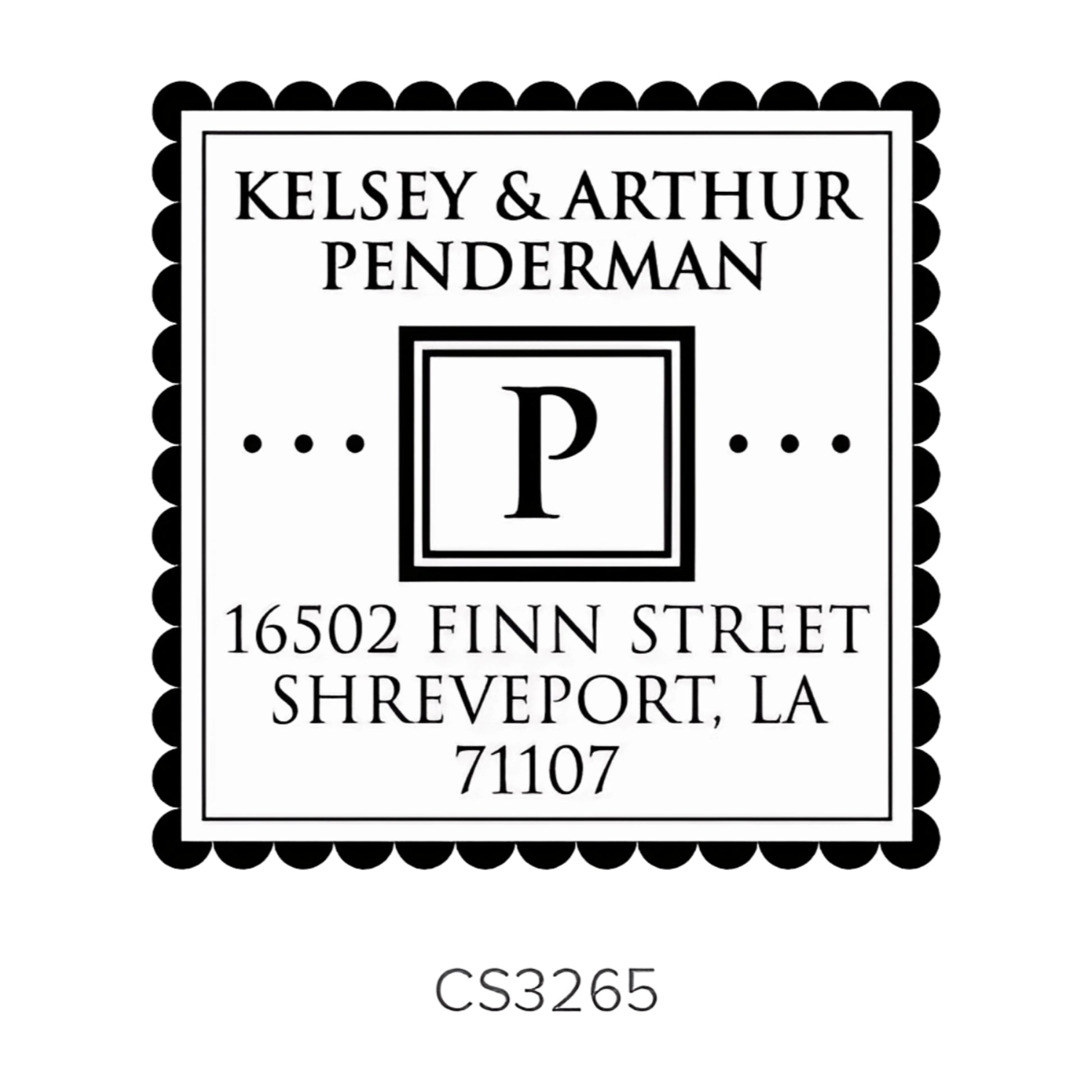 Custom Address Stamp CS3265 Three Designing Women
