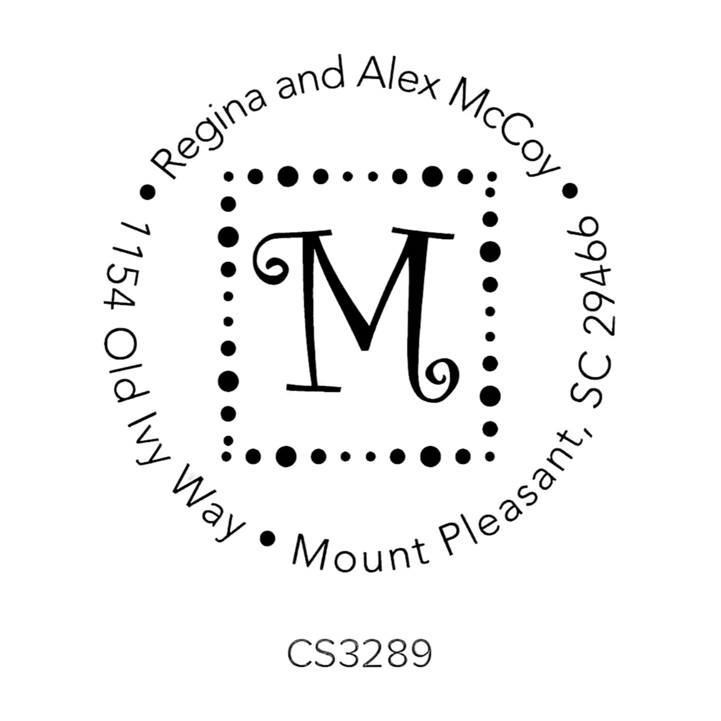 Custom Address Stamp CS3289 Three Designing Women