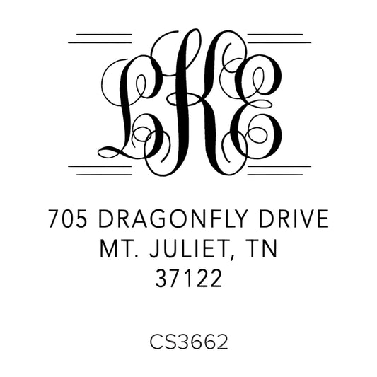 Custom Address Stamp CS3662 Three Designing Women