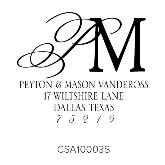 Custom Address Stamp CSA10003S Three Designing Women