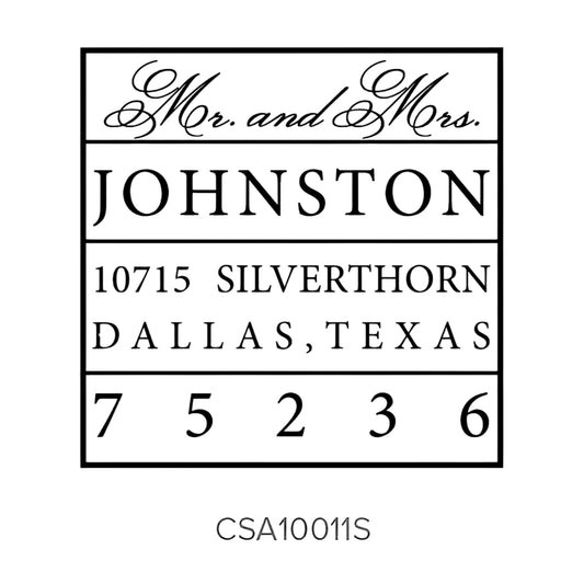 Custom Address Stamp CSA10011S Three Designing Women