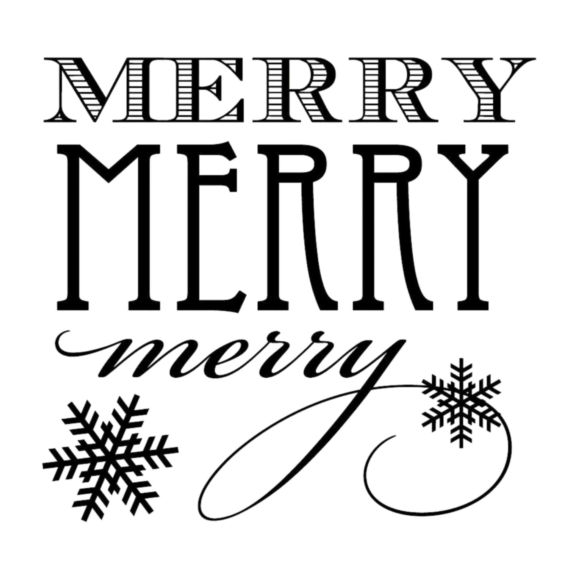 Holiday Merry Mix & Match Stamp Clip Pack Three Designing Women