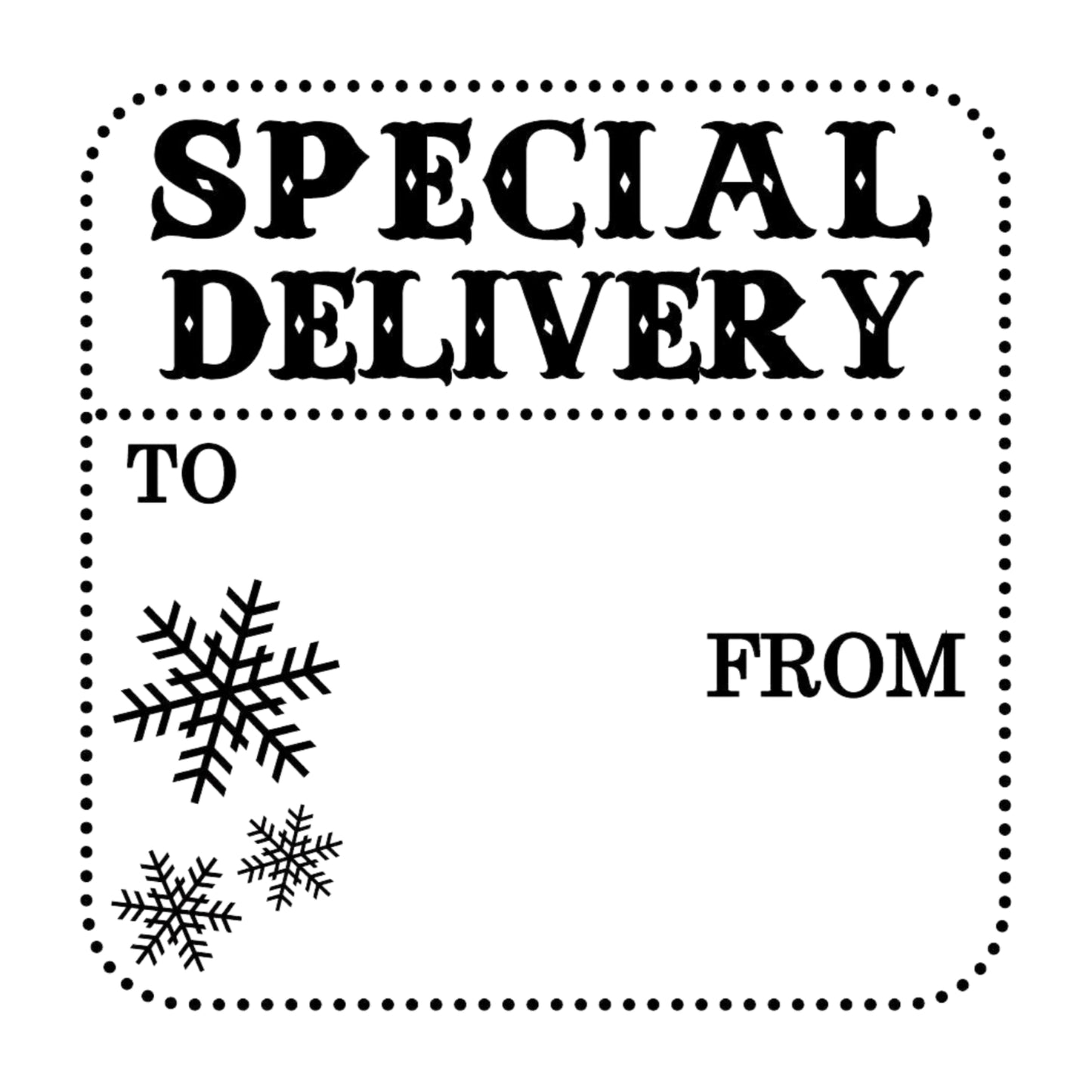 Holiday Special Delivery Mix & Match Stamp Clip Pack Three Designing Women